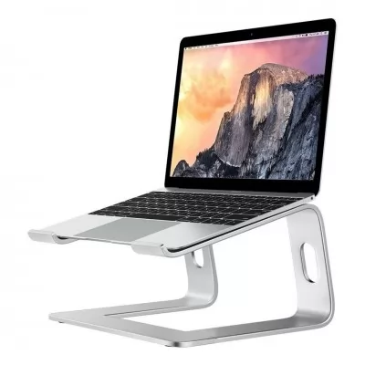 BESTOCLASS R6 Alüminyum Laptop – Macbook Bilgisayar Standı - Gri Renk 