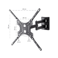 Bestoclass Weston WS-500ULT Hareketli Tv Askı Aparatı